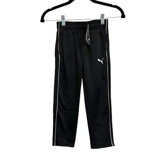 Puma Track Pants Black 5 NWT - Picture 1 of 5